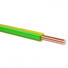 Провод ПВ-1 1,0 желто-зеленый (м.) 